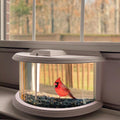 in Window Bird Feeders for Viewing - 180° Clear View Bird Feeder, Durable, Elegant, Fits Windows 27-35" Wide, for
