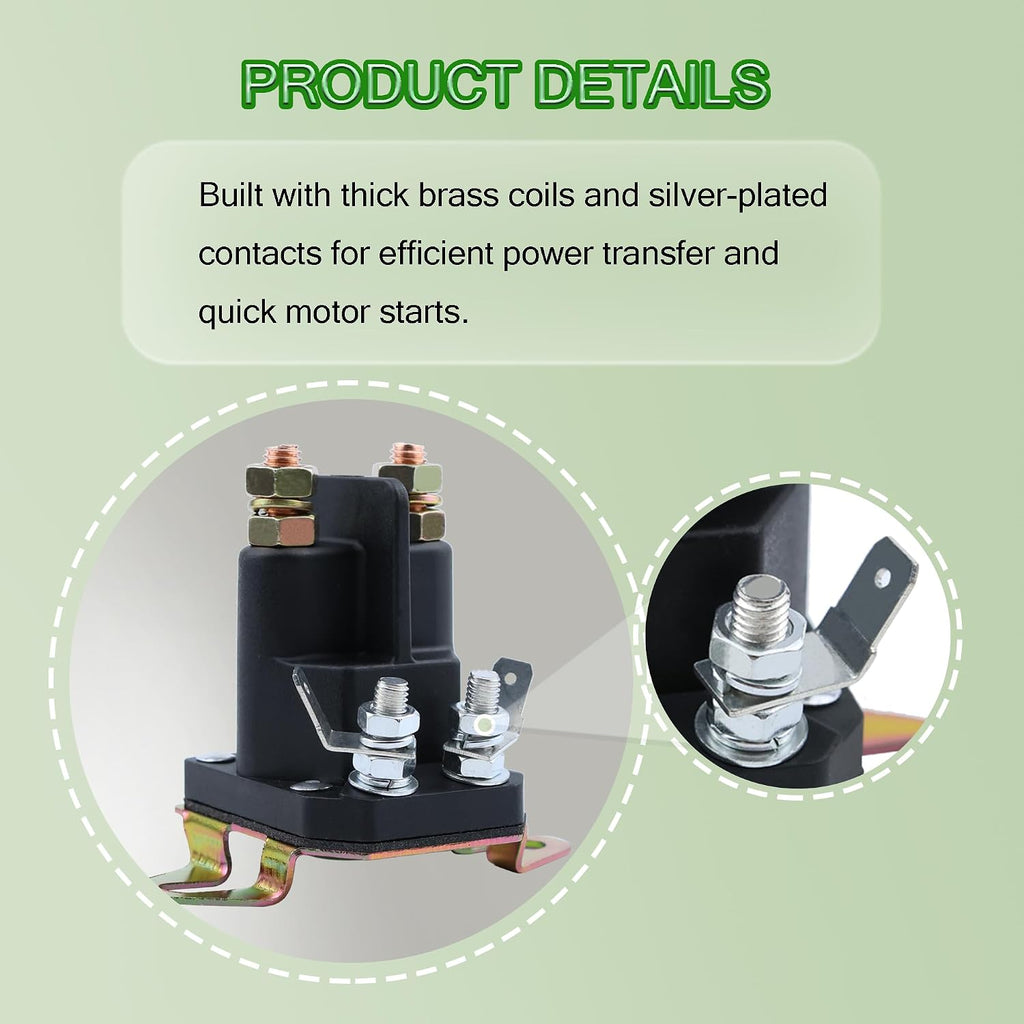 MAQIMA 117-1197 Starter Solenoid Compatible with Toro Timecutter Exmark