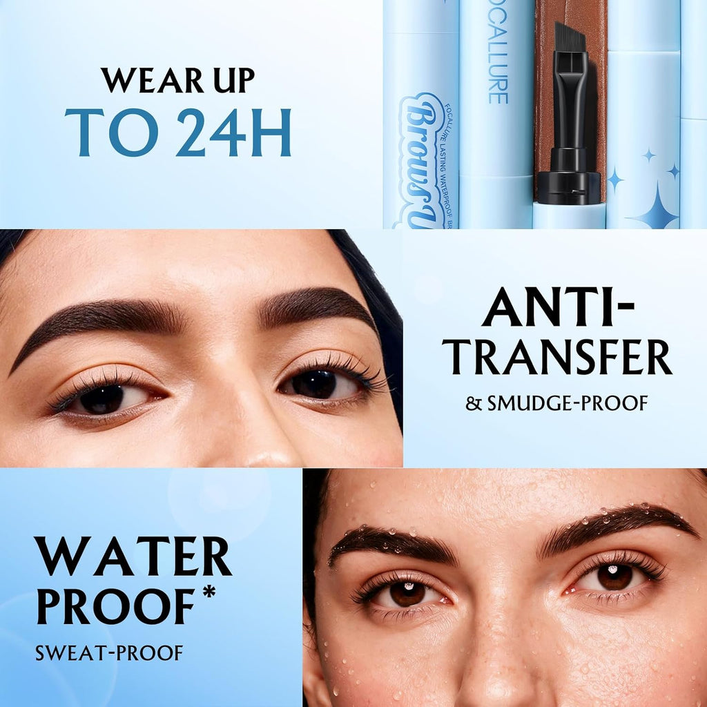 Eyebrow Pomade - Waterproof & Smudge-Proof Brow Pomade, Brown