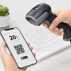 Voyager XP 1470g Corded 1D/2D Barcode Scanner, USB Kit, Black
