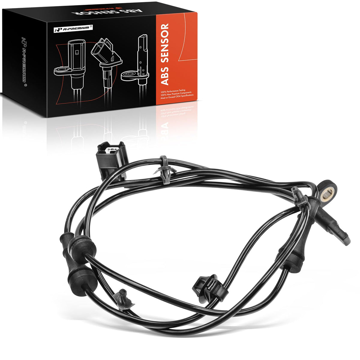 A-Premium Front Left ABS Wheel Speed Sensor Compatible with Nissan