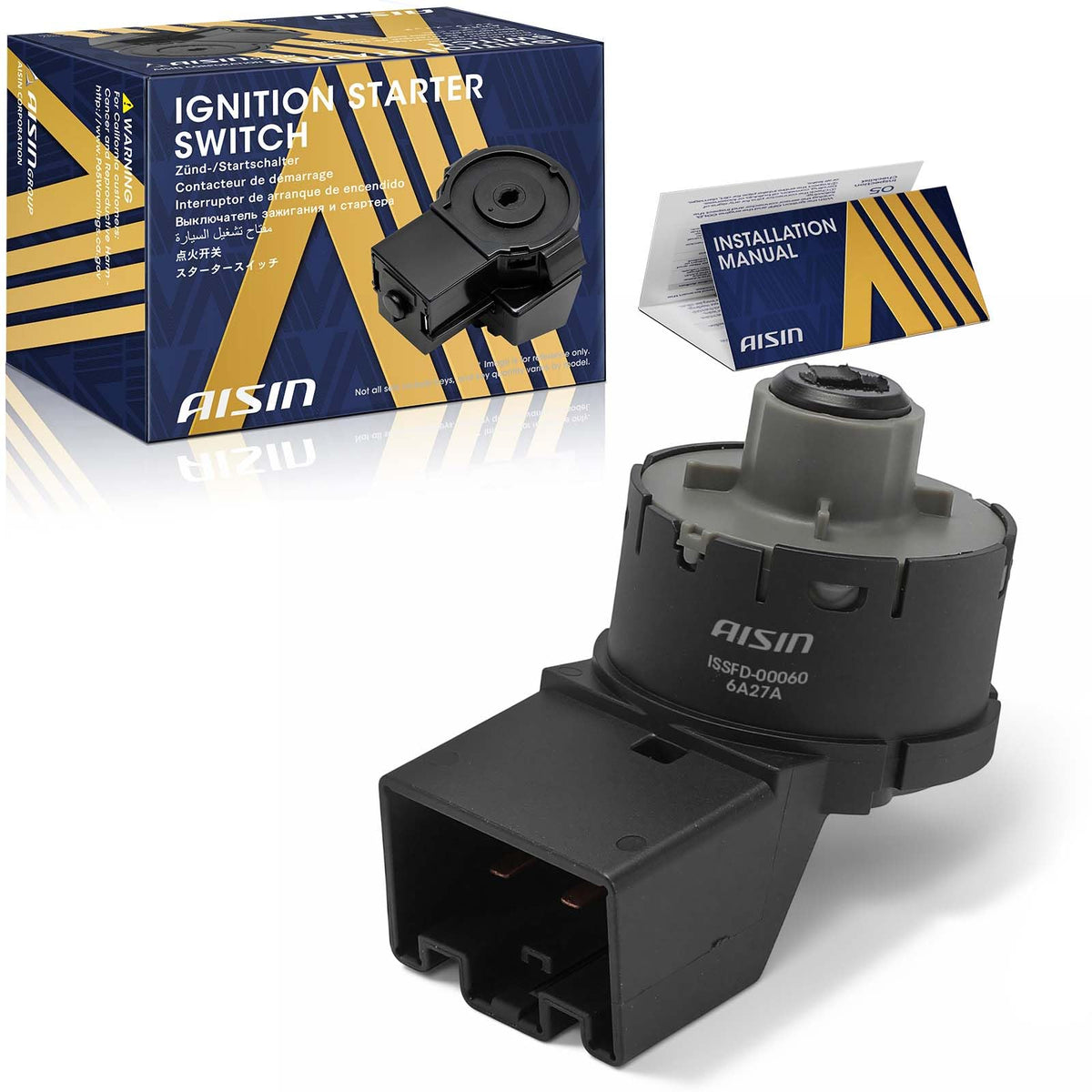 AISIN AFTERMARKET ISSFD-00060 Ignition Starter Switch