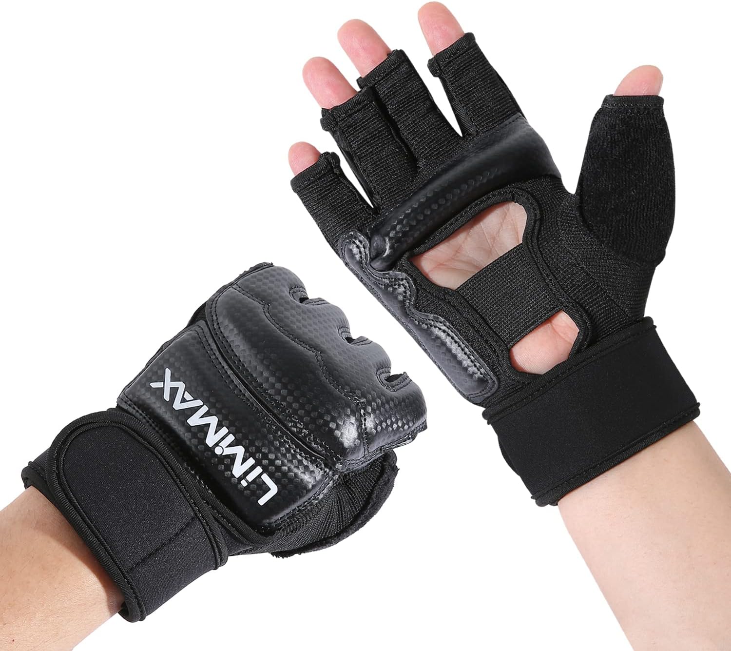 Kickboxing Sparring Gloves TKD Gloves for Men Women Half Finger Boxing Gloves Fighting Gloves Boxing Gloves for
