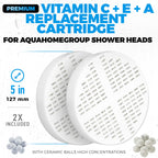 Vitamin C E A Cartridge, 2-Pack, Reduces Chlorine