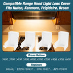 8pcs 99110437 Range Hood Light Cover Fits Broan Nutone Kenmore