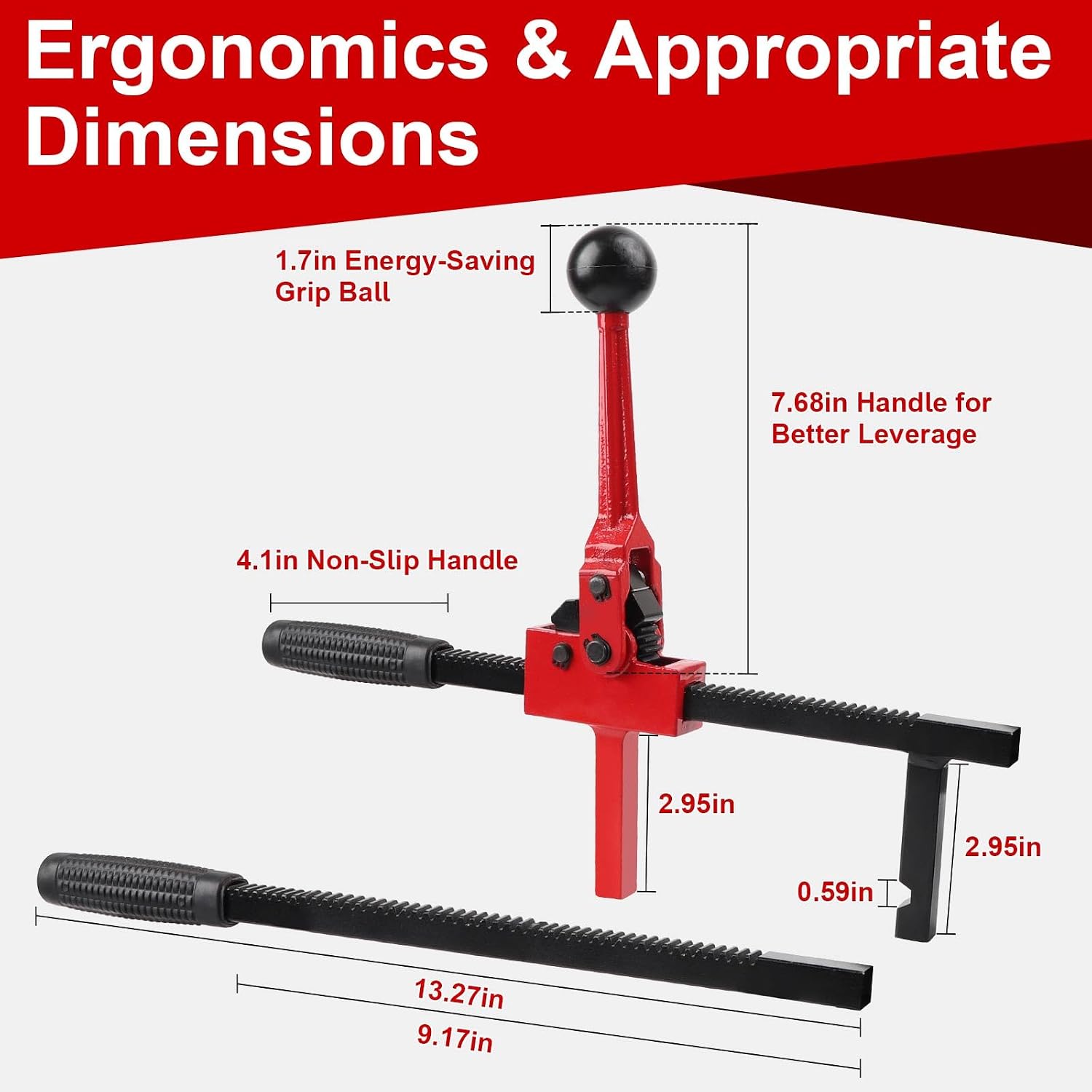 Chain Link Fence Stretcher Tool, Heavy Duty Ratchet Fence Tensioner