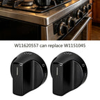 Installation Metal Stove Knob for WFG550S0LB4, 3pcs