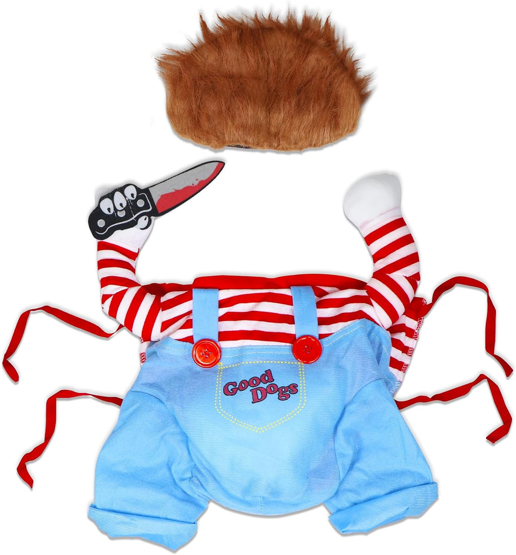 Dog Halloween Costumes, Pet Deadly Doll Dog Costume Funny Dog Costumes Dog Halloween Costume Clothes for Small Medium