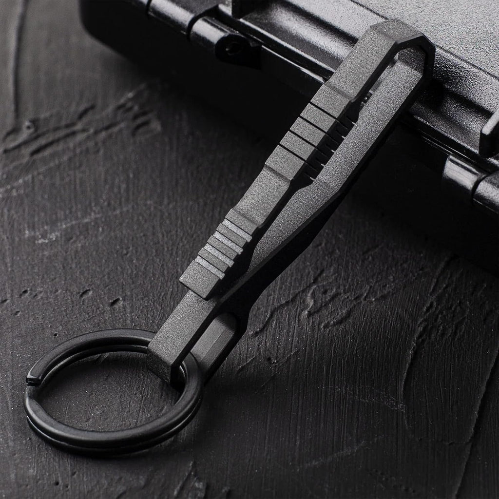 Titanium Keychain Pocket Clip, EDC Belt Key Holder