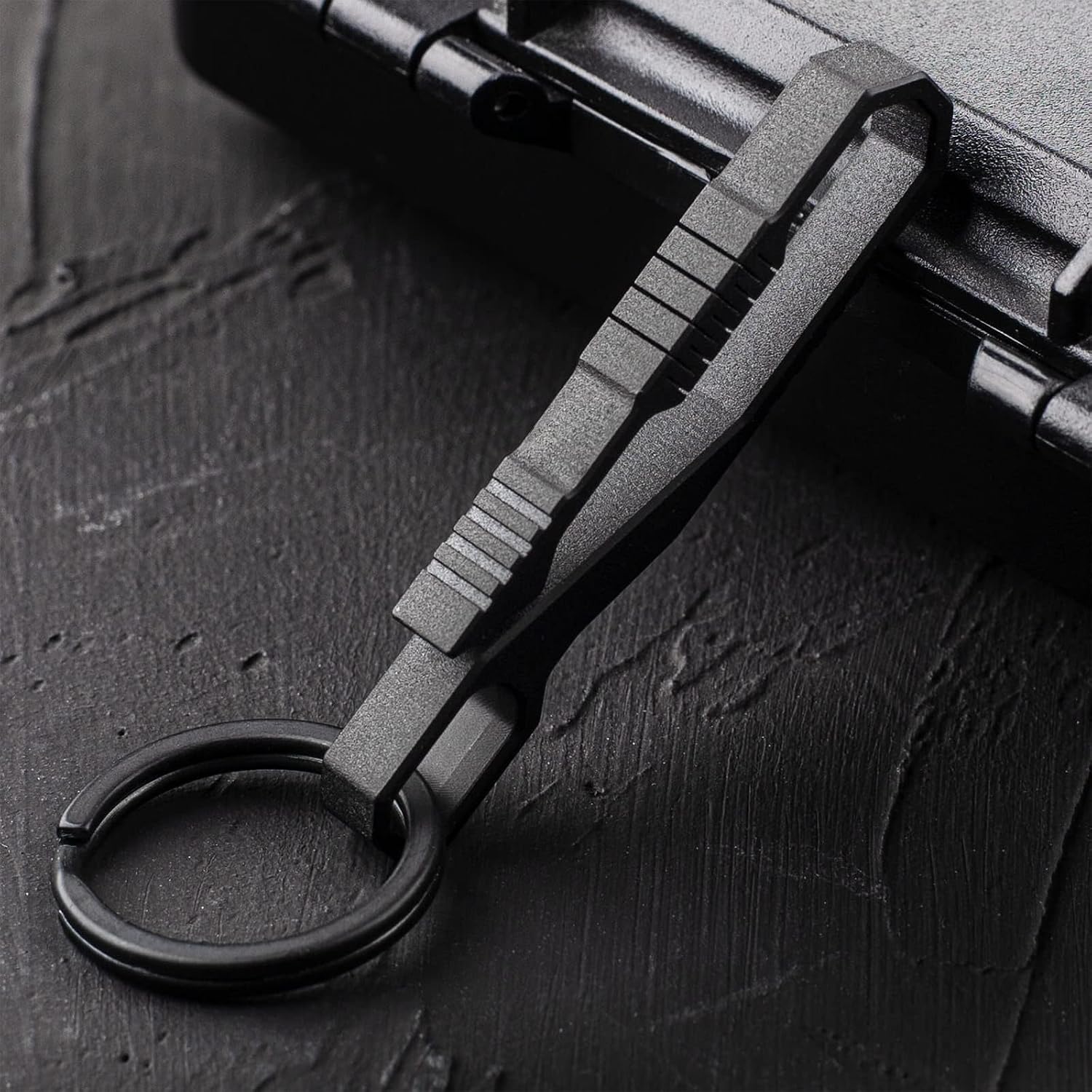 Titanium Keychain Pocket Clip, EDC Belt Key Holder