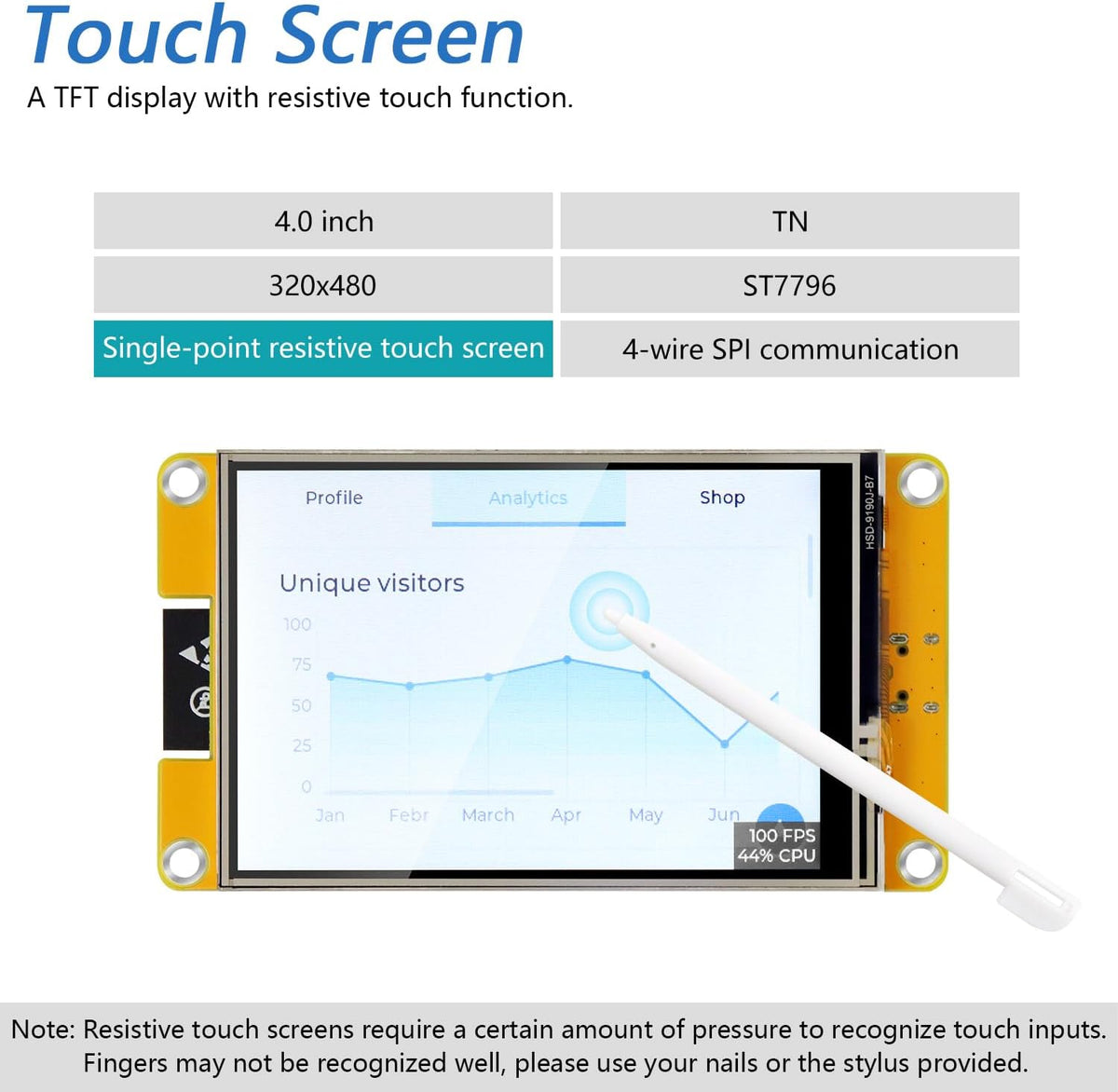 Freenove Bitcoin Miner Solo Lottery Miner, ESP32 CYD 4.0" Touch Display 320x480 Pixel TN Screen ST7796 Driver, Dual-core 32-bit 240 MHz Microcontroller WiFi+BT Programmable, Code Tutorial