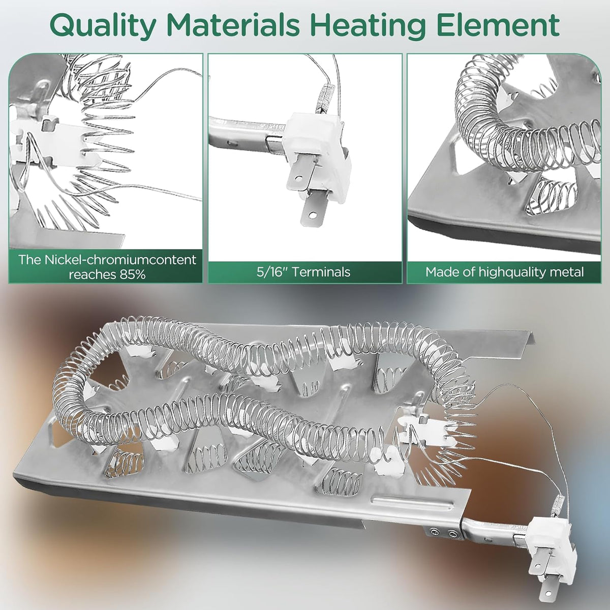 WED5800BW0 GEW9200LW0 WED5100HW0 WED5100HW3 Dryer Heating Element Kit