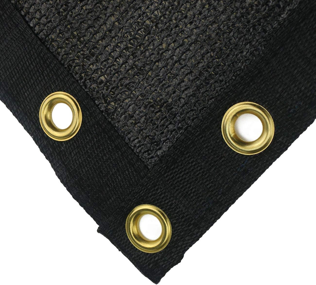 6 ft x 50 ft Privacy Screen Fence Heavy Duty Fence Cover Black
