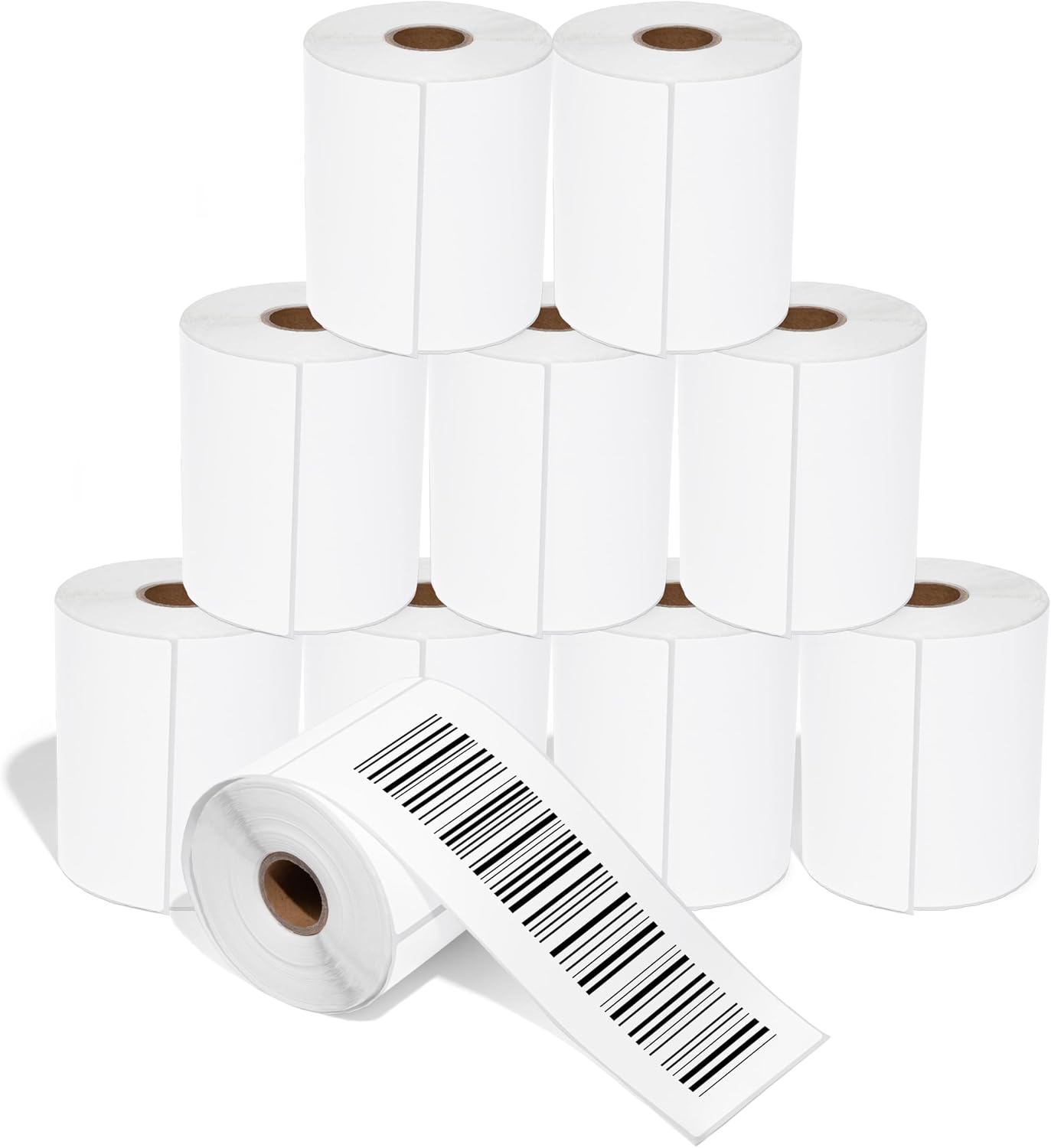 4" X 8" Direct Thermal Labels (2000 Count, 10 Rolls) - Large | Shipping and Barcode Labels, Thermal Sticker Roll for