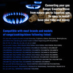 Anlvxin GRLP4 LP Gas to Propane Conversion Kit for Gas Stove Range