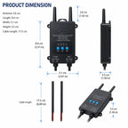 DC 6V–36V Wireless Remote Control Switch,Forward/Reverse Motor Controller