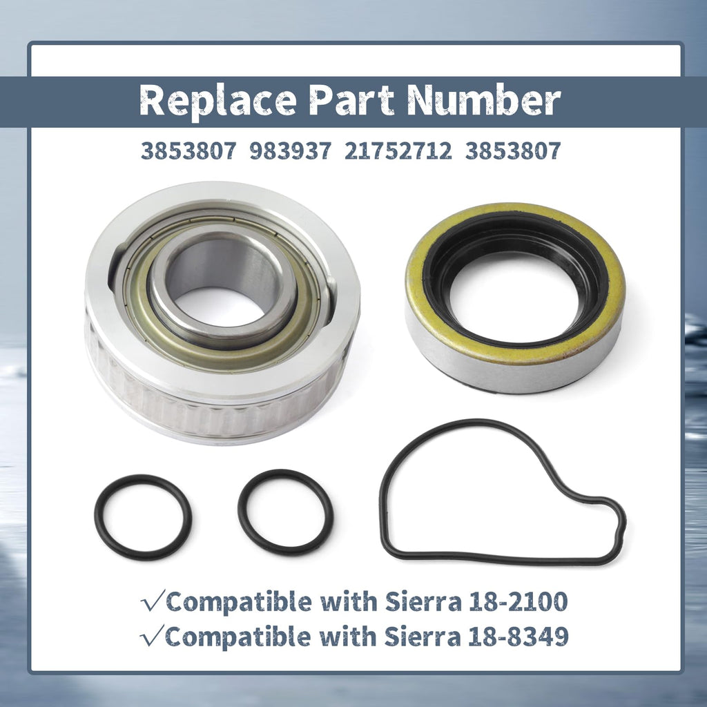 Erchon 3853807 Marine Bell Housing Gimbal Bearing Kit