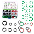 139PCS O Ring Assortment Kit,Multi-Size AC O Ring Kit Replacement Includes 85PCS AC Washers & 54PCS Rubber Gaskets,Universal ACS Seal Kits Car Accessories for ACS Systems