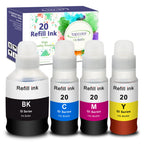 GI-20 GI20 GI 20 20 Ink Refill Bottles Compatible for Canon G6020 G7020