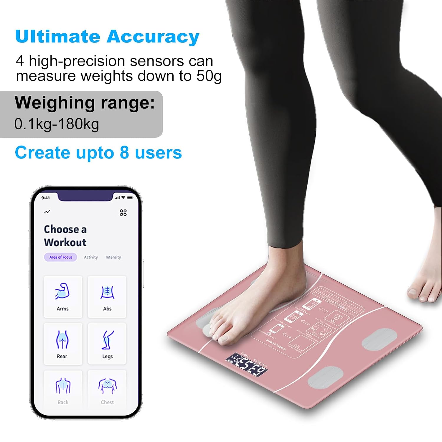 Intelligent Body Fat Scale, a Simple and Practical Digital Scale That can be Connected to a Mobile Digital Bathroom