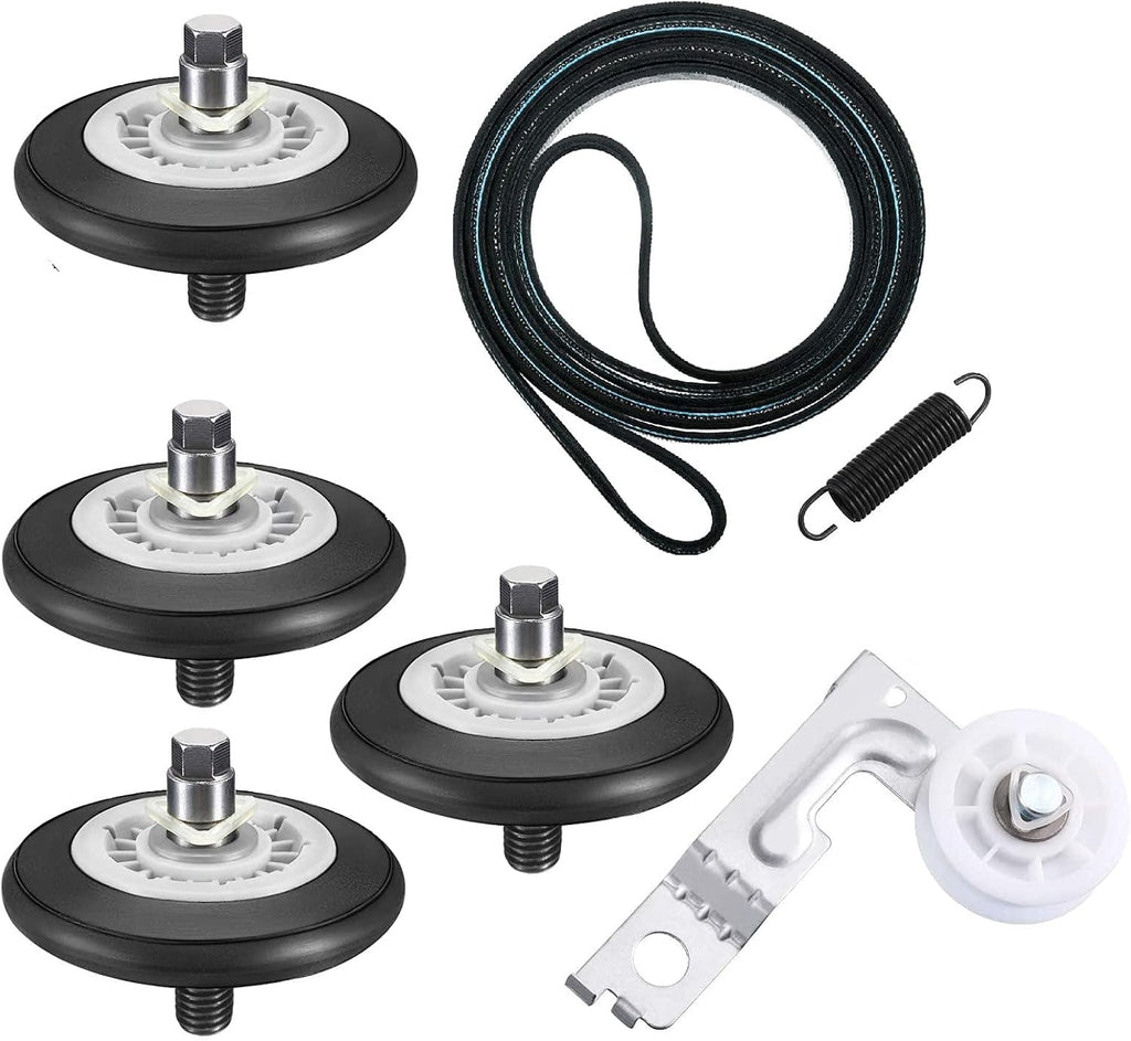 Dryer Repair Kit Roller Belt Idler Pulley Replace For LG DLG1320W DLG2051W DLG2102W DLG2251W DLG2302R DLG2302W DLG1502W DLG2011W DLG2141W DLG2241W DLG2351R DLG2351W DLG2511W DLG2522W DLG2524W