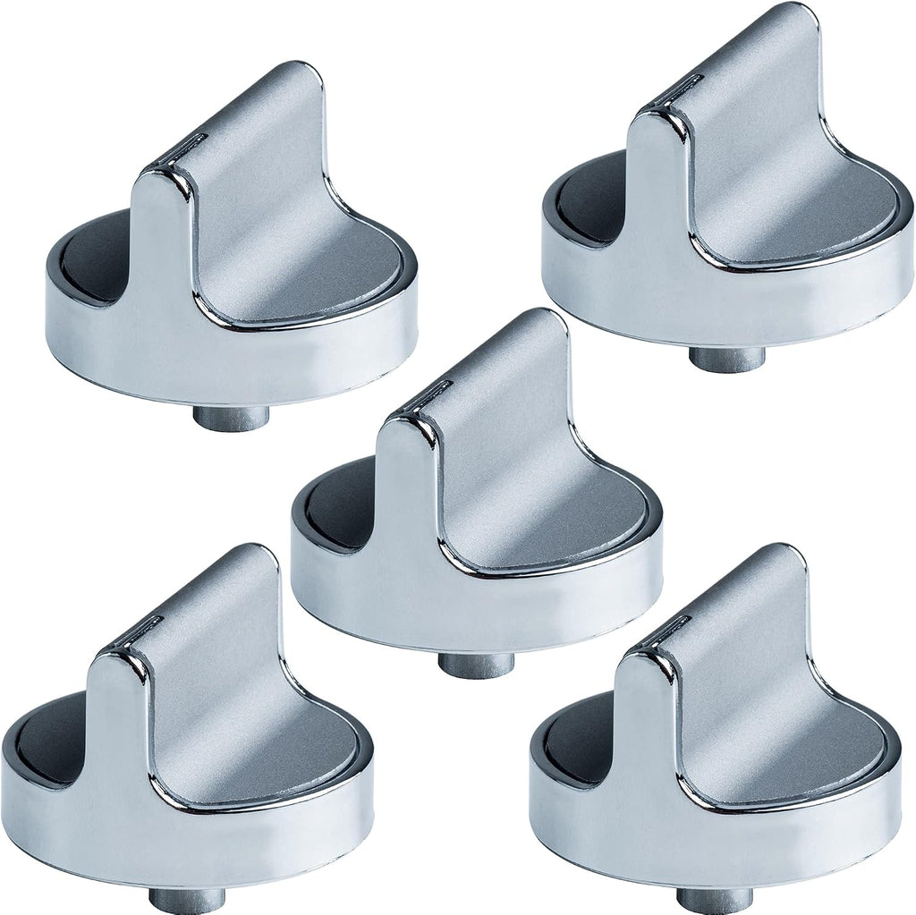 BlueStars 5-Pack W10594481 W10766544 Gas Range Stove Knobs - D-Shape Shaft