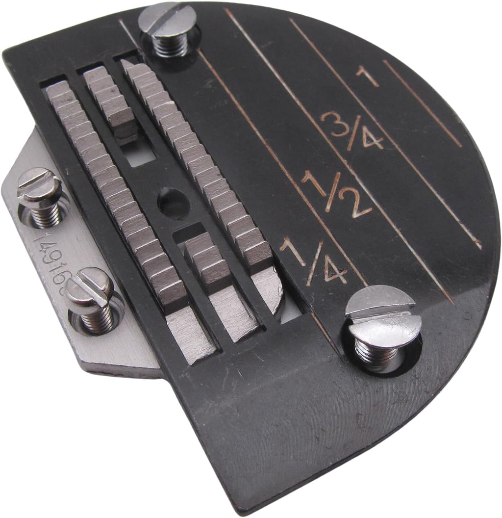CKPSMS Brand - 1SET Needle Plate & Feed Dog #149165+143169LGB Compatible with/Replacement for JUKI Brand DDL-555,DDL-8500,CONSEW Brand 220,230,310,Singer Brand 31-15,95,96,195K,196K,491D,591D