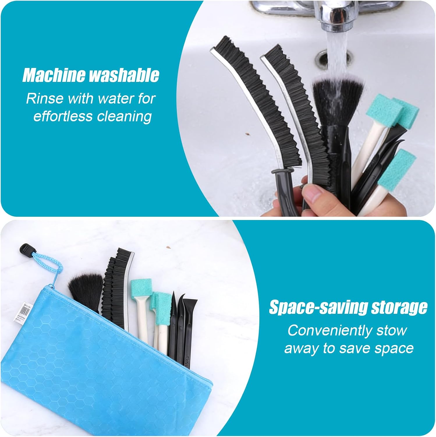 Car Detailing Kit Interior,Car Cleaning Interior Cleaner Brush Kit Tool,Car Care Detail & Clean Supplies Accessories