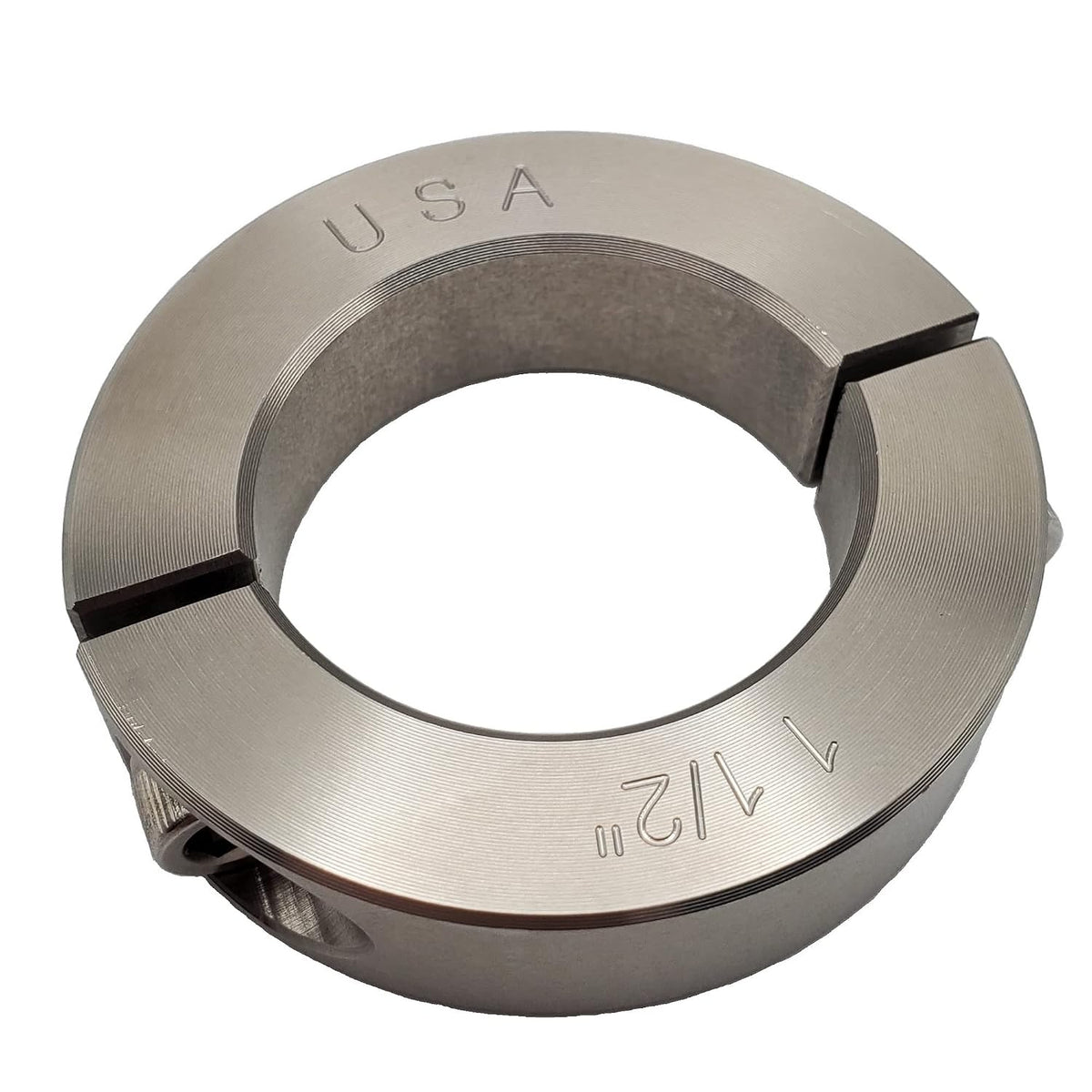 1.50" Bore Diameter - Clamping Two Piece Shaft Collar - 303 Stainless Steel (1 Pack)