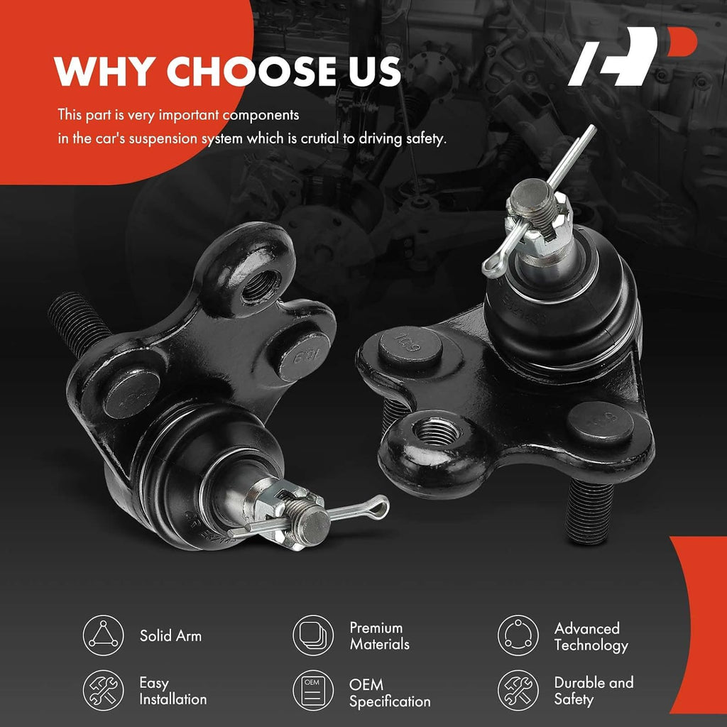 A-Premium Front Lower Ball Joint, Compatible with Honda, Acura