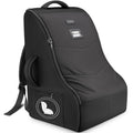 Car Seat Carrier Bag for Airport, Baby Travel Essentials | Shoulder Strap, Waist Strap, Padded Portective, PU Leather