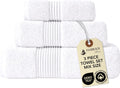 Boulevard Series 3-Piece Mix Size Luxury Bathroom Towel Set - Includes Bath Towel, Hand Towel & Washcloth, Soft 600