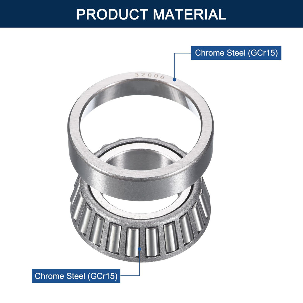 HIPicco 32006 Tapered Roller Bearing Cone and Cup Set