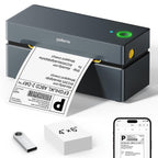 Bluetooth Thermal Shipping Label Printer, 4x6 Thermal Label Printer
