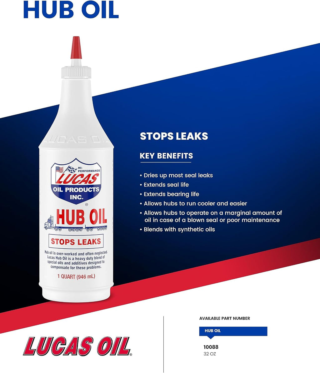 Lucas Oil 1 Qt. Hub Oil - 1 Each
