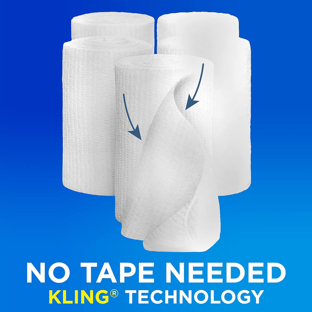 Brand of First Aid Products Flexible Rolled Gauze Dressing for Minor Wound Care, Soft Padding and Instant Absorption