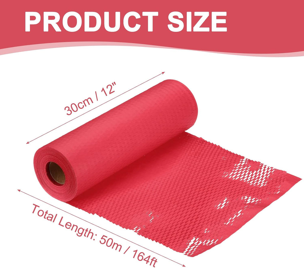 Honeycombs Packing Paper 12" x 164' Honeycombs Cushioning Wrap Roll