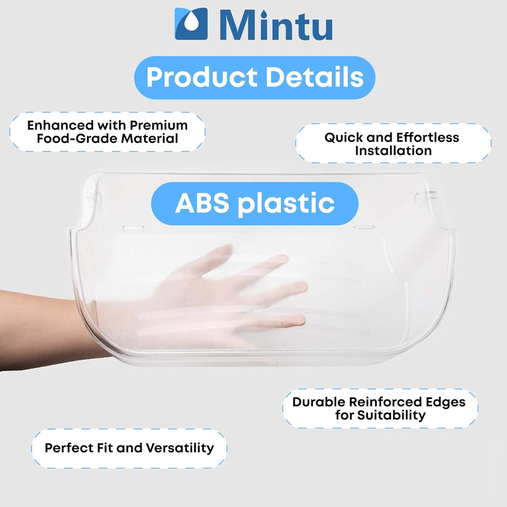 Mintu Door Bin Replacement For Frigidaire LFSS2612TE4 FFSS2615TD0 DGUS2645LF6A FGHS2655PF5A LFUS2613LF0 FRS6LF7JS3 FRS6HR5HB6 FGHS2655PF2 FGUS2632LP2 LGHX2636TF5 FRS26KF6EMB Refrigerator