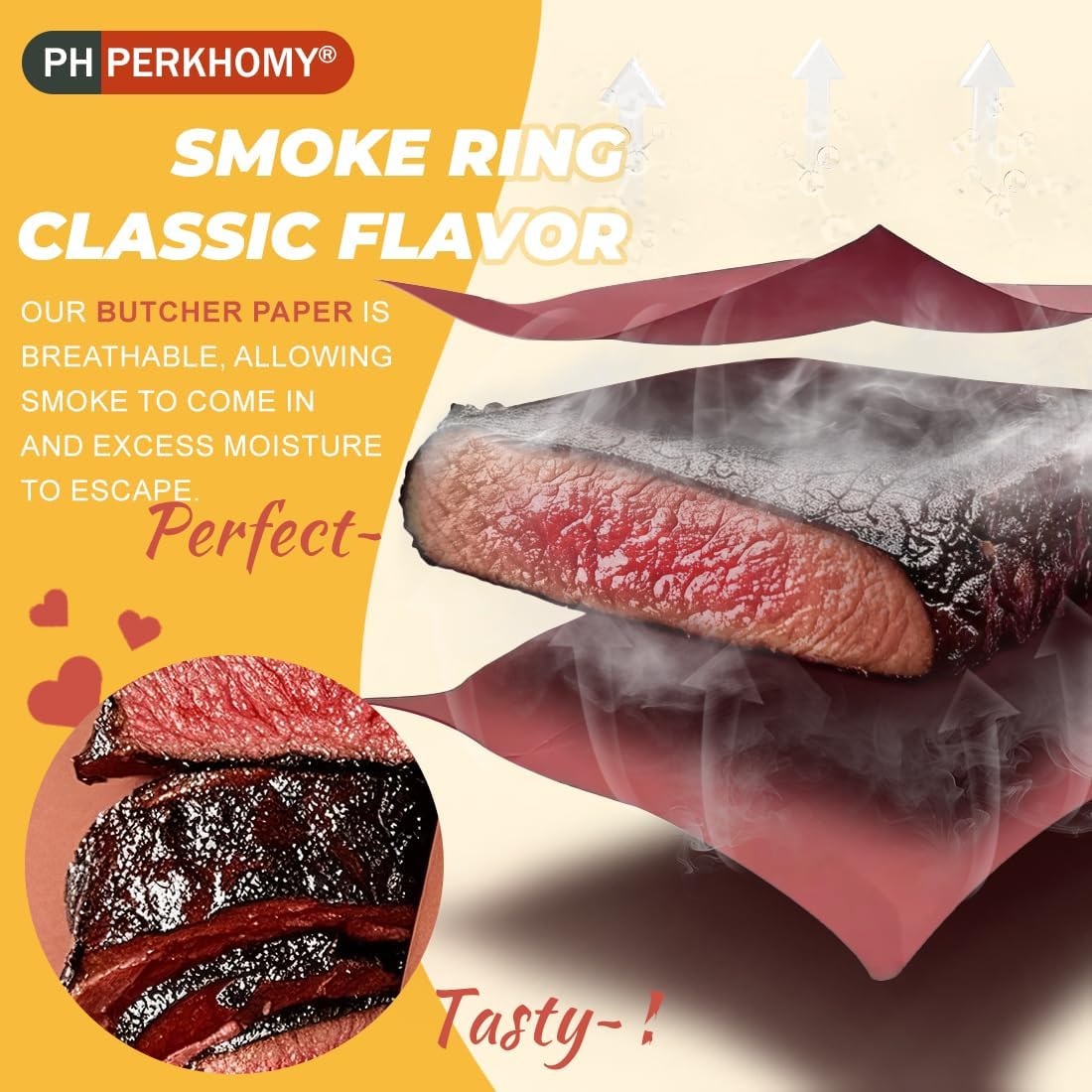 Pink Butcher Paper Roll 18" x 1200" (100') for Smoker BBQ Grilling Smoking Meat Unbleached Uncoated Unwaxed (Pink