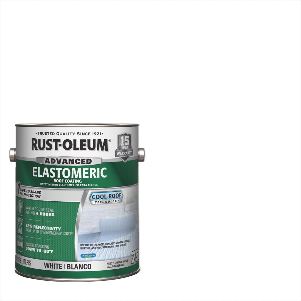 750 Elastomeric Roof Coating, Gallon, White, 2 Pack