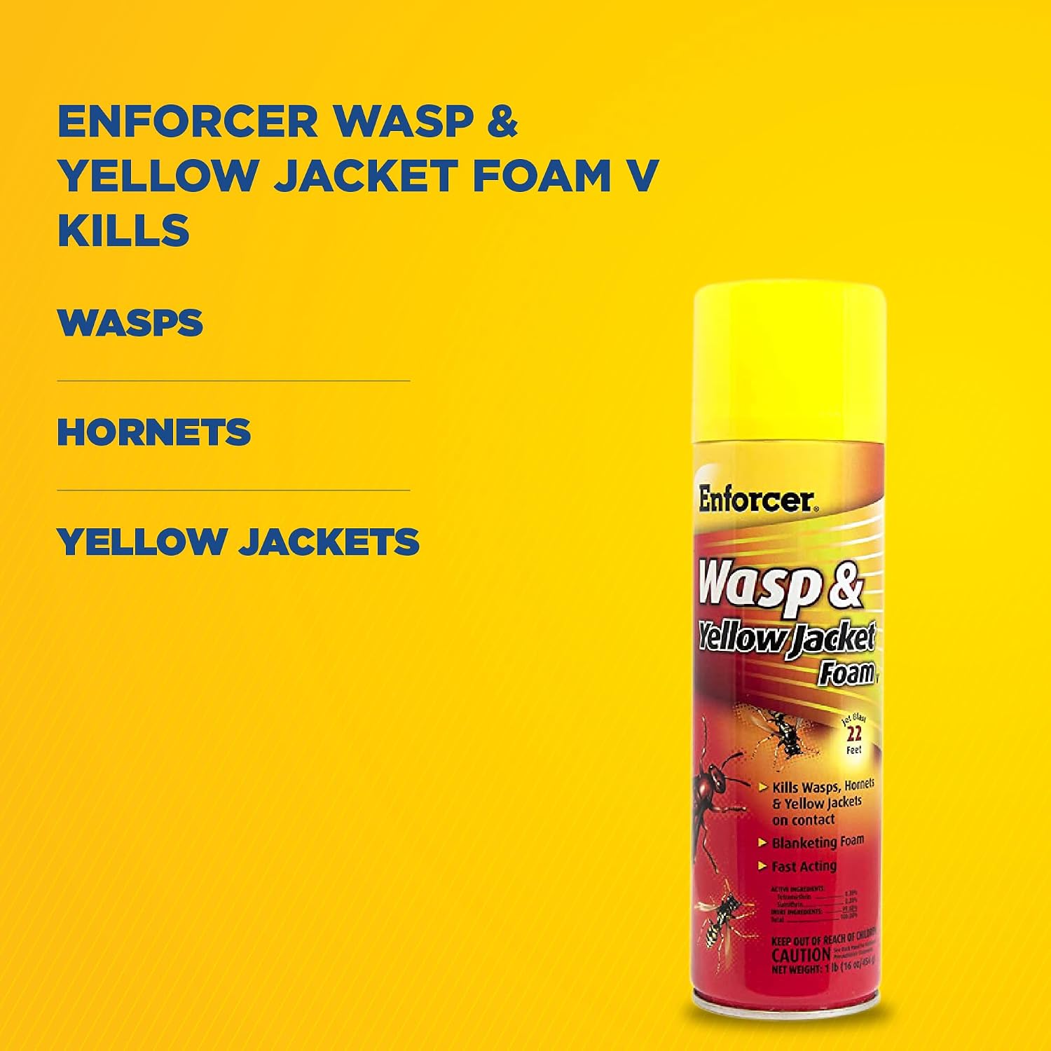 Wasp and Yellow Jacket Foam V - 16 oz (Case of 12)