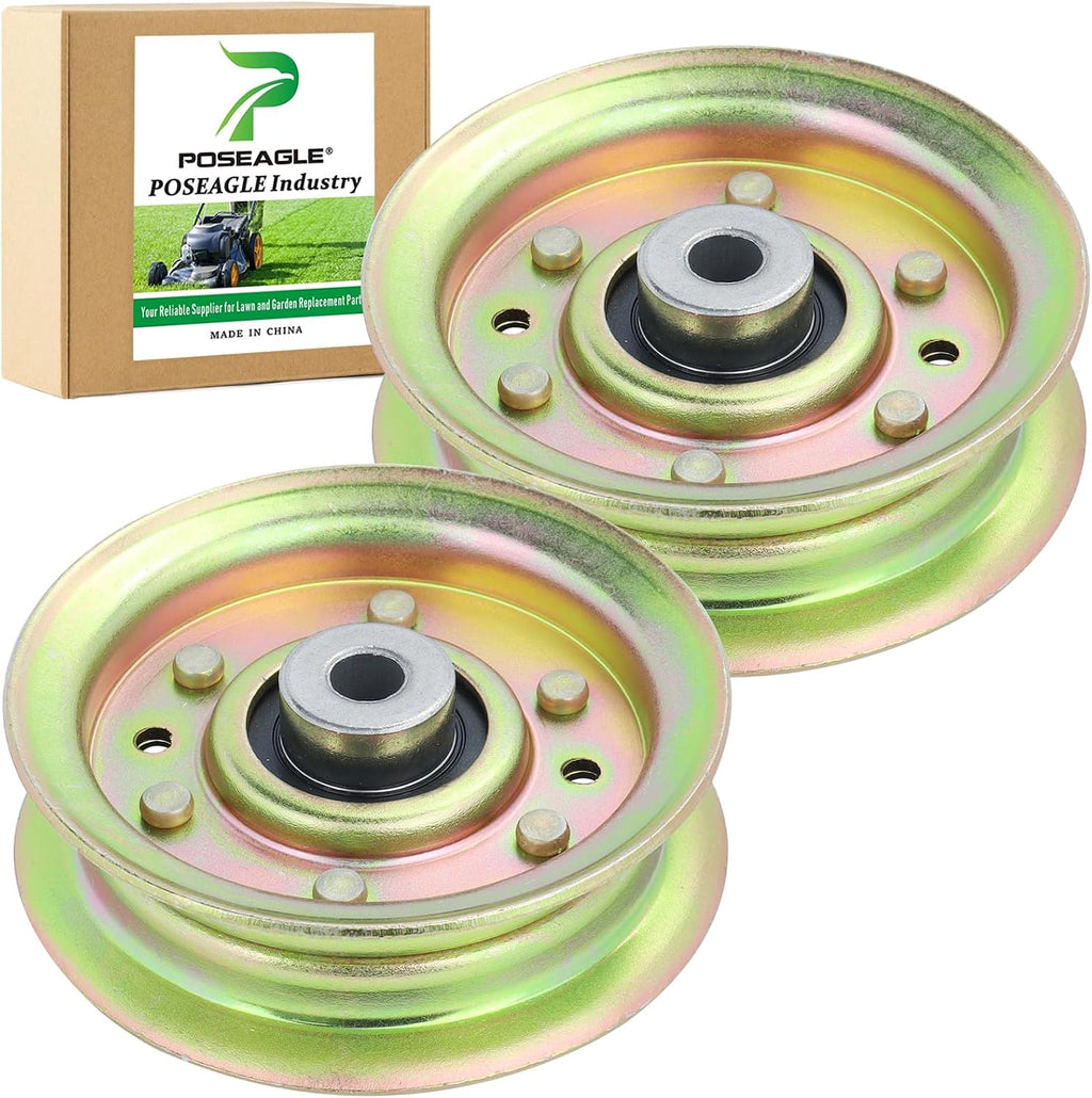 2 Pack 131494 Idler Pulley Craftsman for Craftsman 42" LT1000 Deck