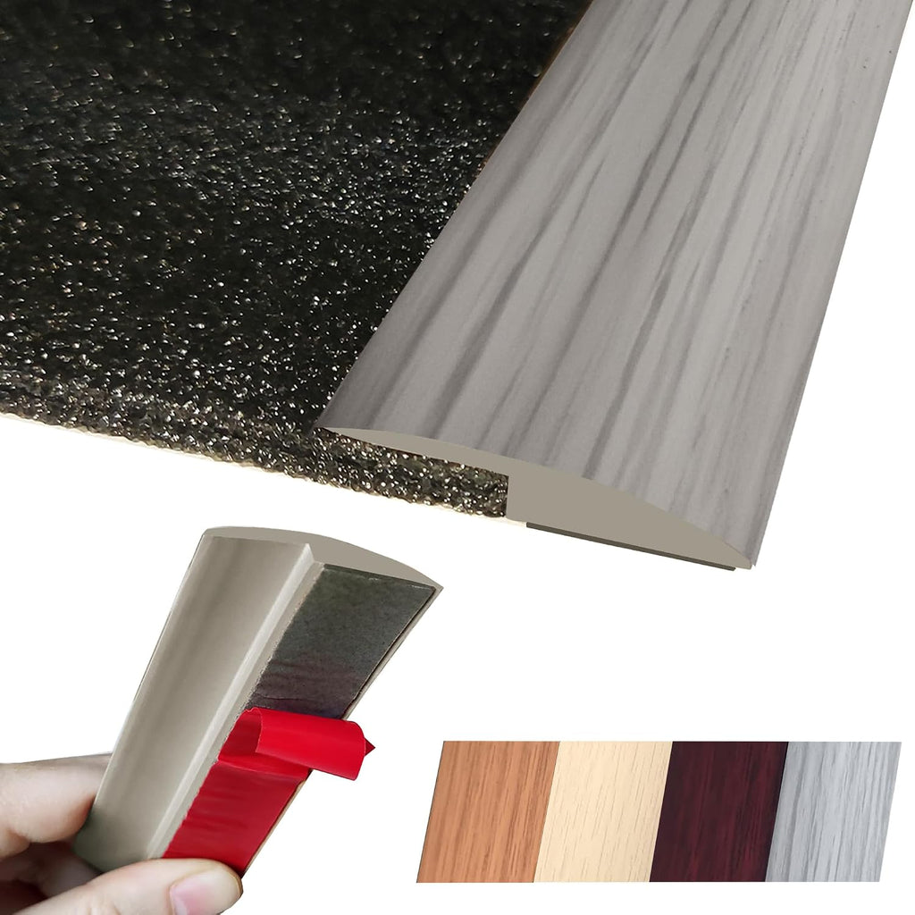 Floor Transition Strip Self Adhesive Carpet Wood Tile Vinyl Flooring Laminate Transition Cover Edge Trim Gap Doorway