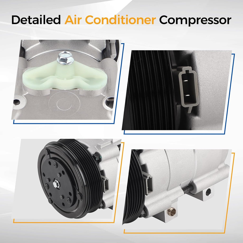 PAROD AC Compressor Air Conditioner Fit 97-06 Ford F-150 4.2L Only