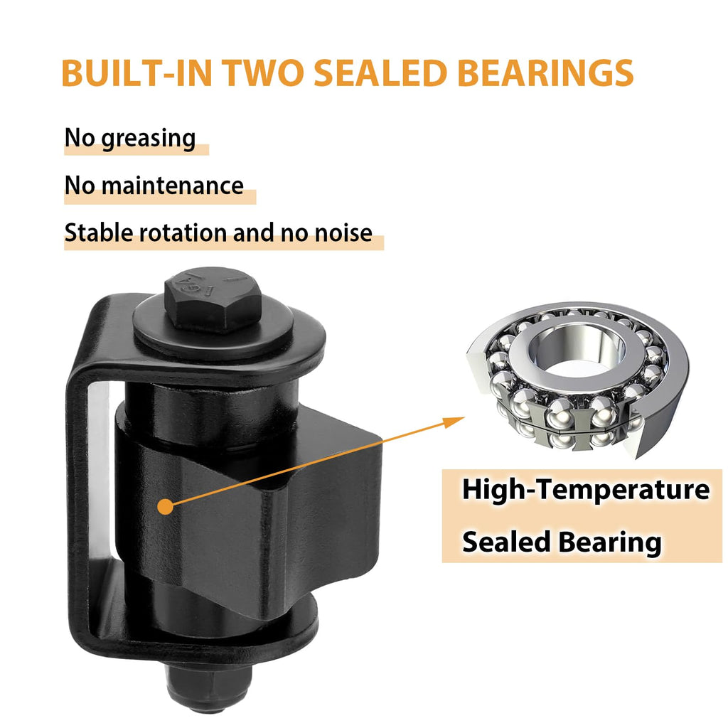 4-Pack Heavy Duty Weld-on Gate Hinge