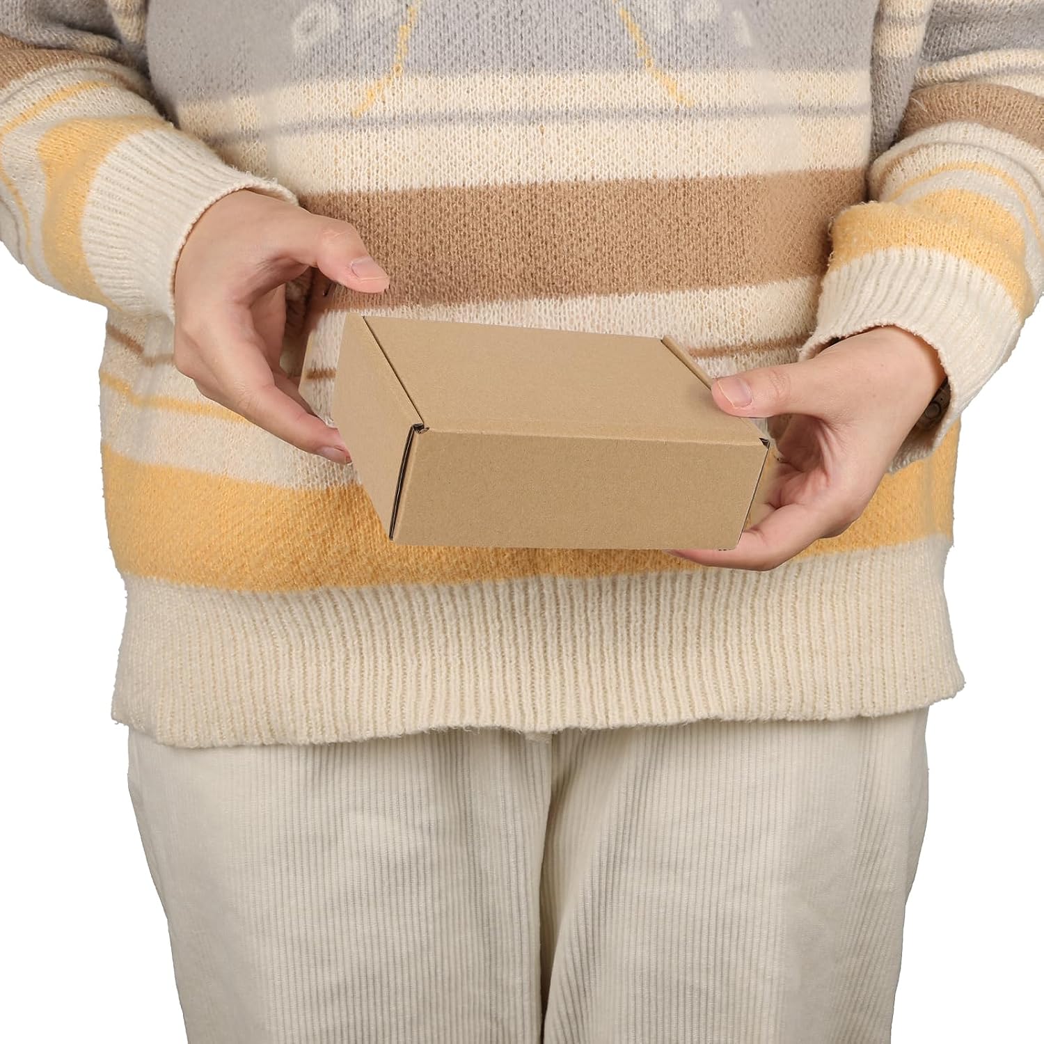75 Pack 6x4x2 inch Small Shipping Boxes, Brown Mailing Boxes | Tuck Top, Quick Fold, Easy Assemble, Shape Well