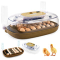 24 Eggs Incubator with Auto Water Refill & Humidity Control, Automatic Egg Turner, Built-in LED Candler, Species