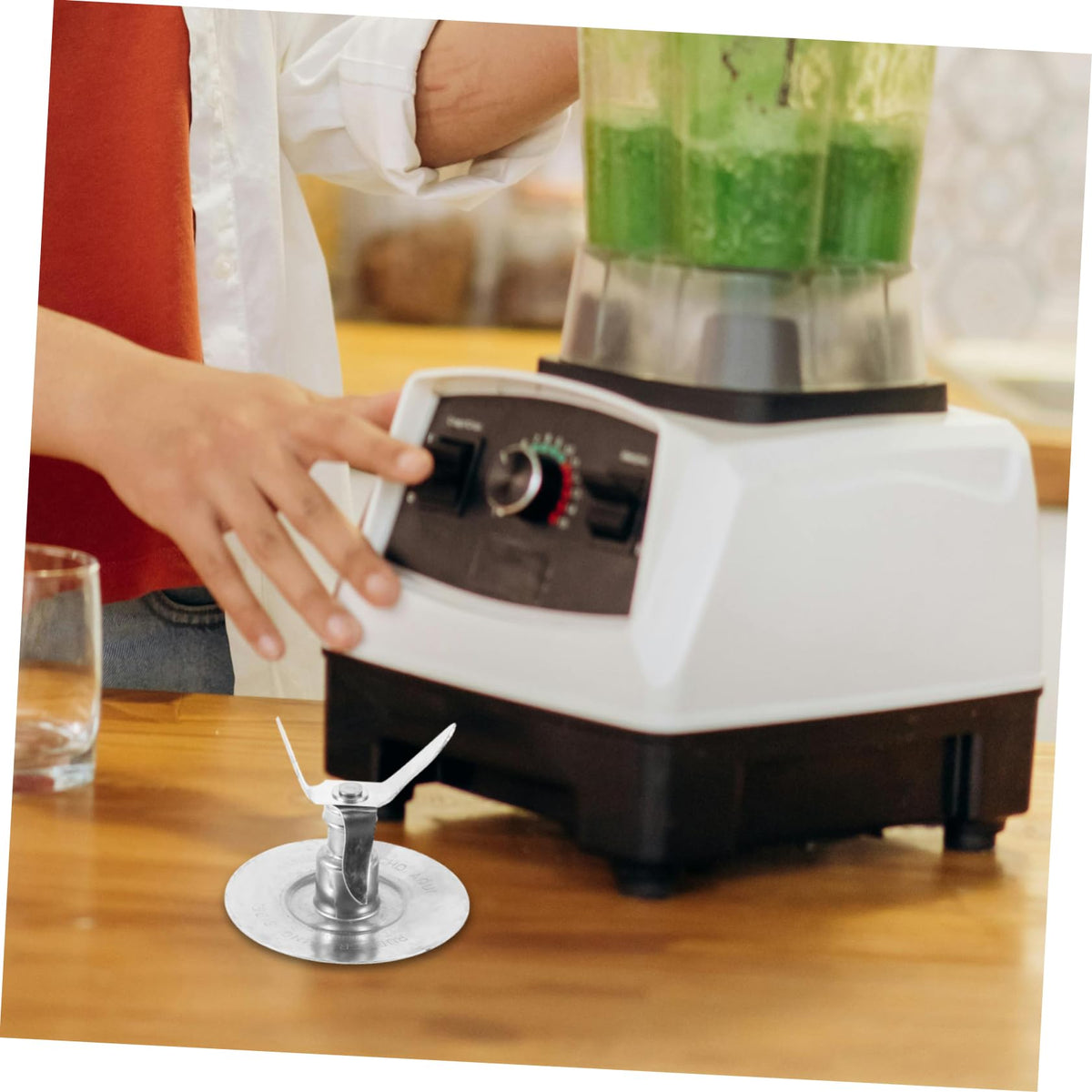 PartyKindom Mixer Base Juicer Blades Base Parts Accessories Easy Install Clean Blender