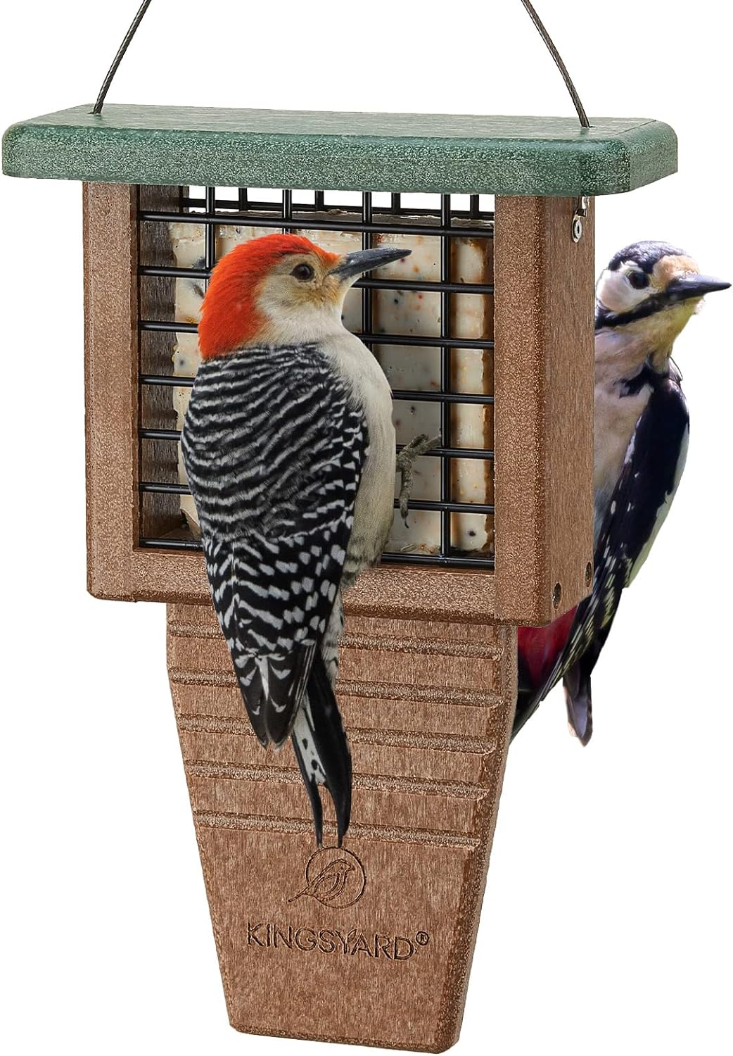 Suet Bird Feeder with Tail-Prop