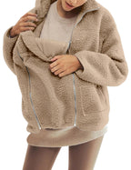 Maternity Winter Coat Fall Jacket Fleece Mom Pregnancy Coats KKM